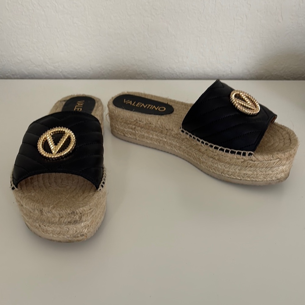 Valentino Espadrille Platform Sandals